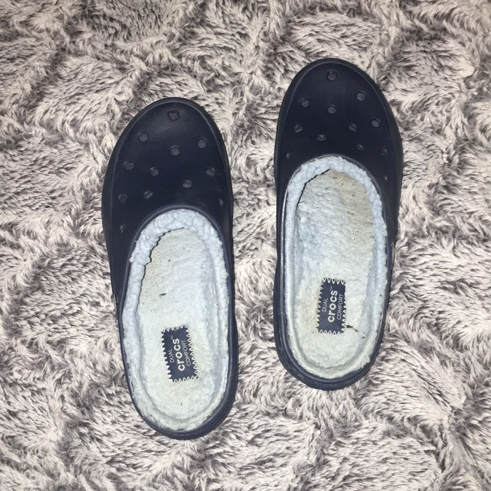 Fuzzy crocs